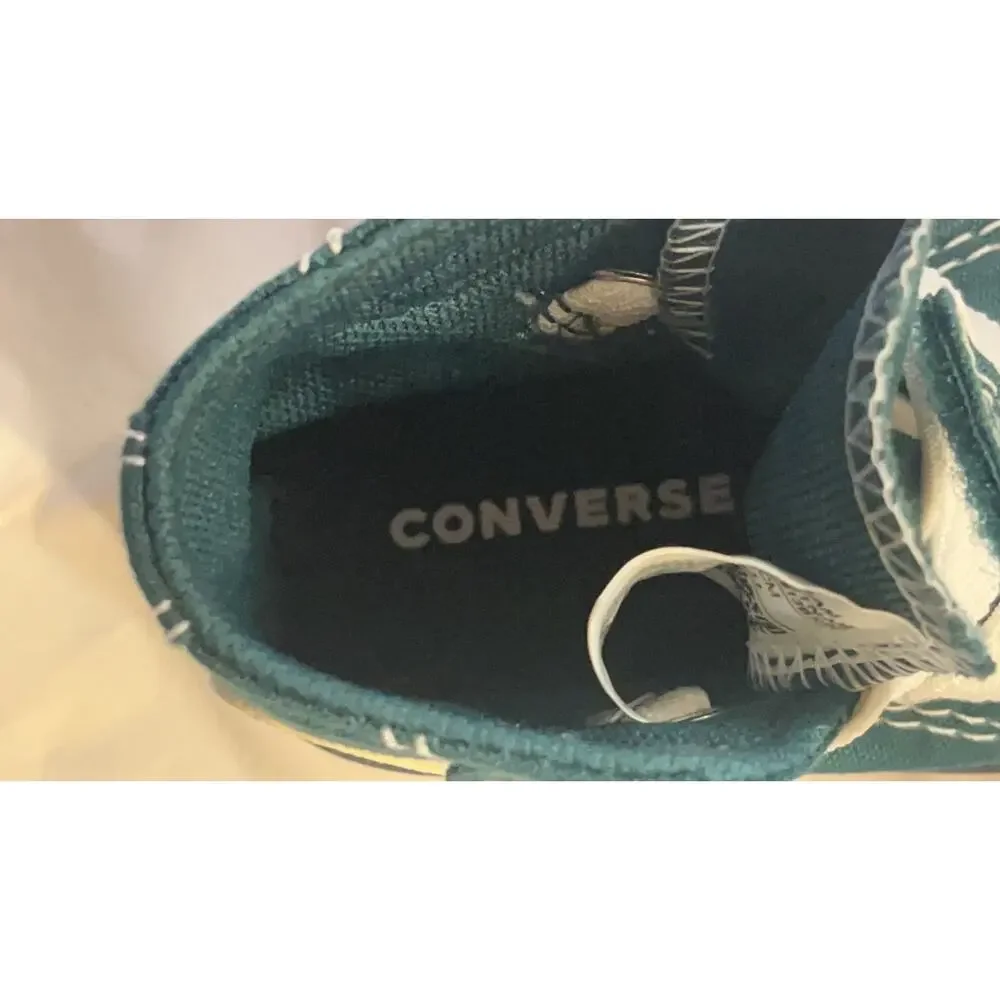 Converse CTAS 1V High Top Sneaker Infant Size 3 - Green - A06134F - Excellent